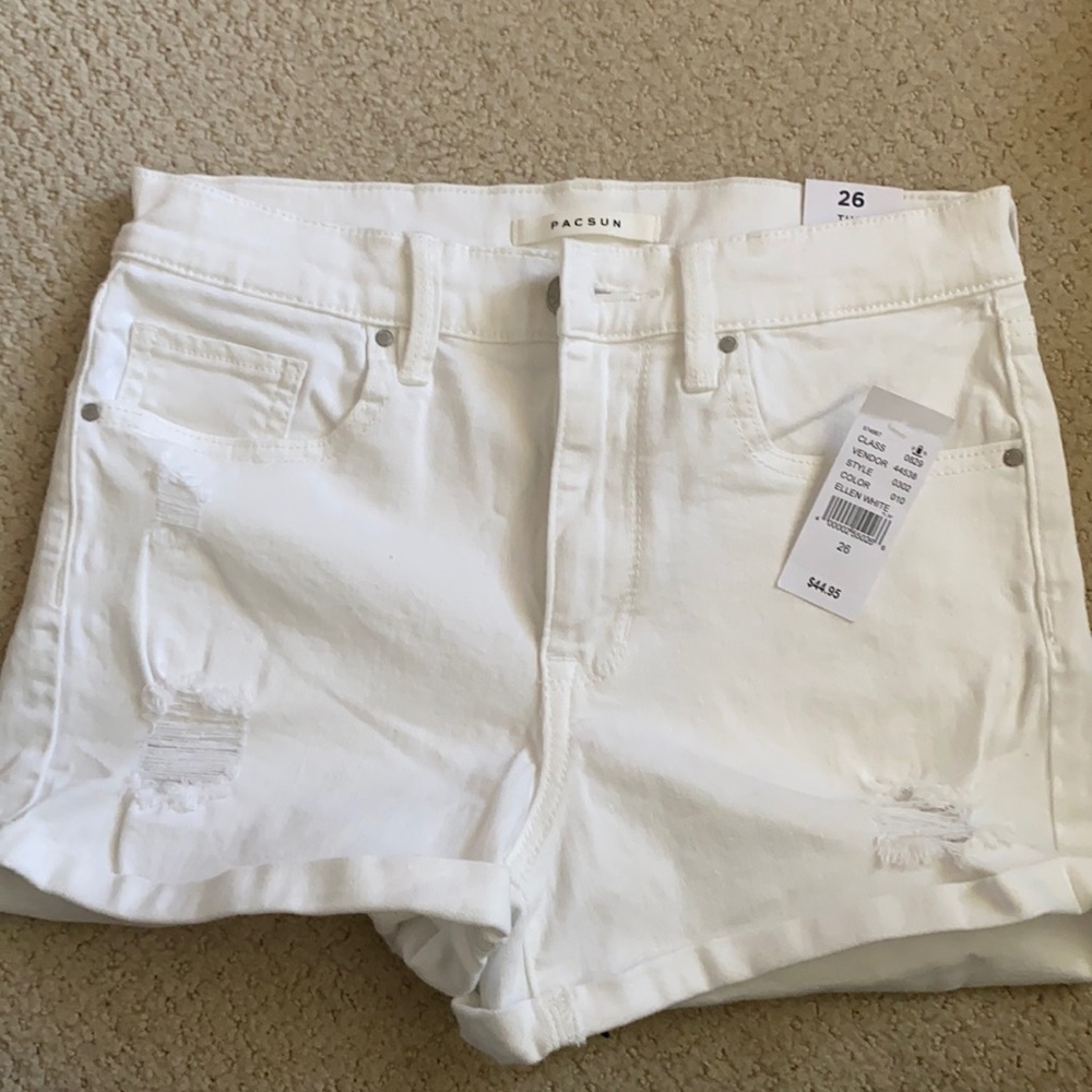 White shorts
